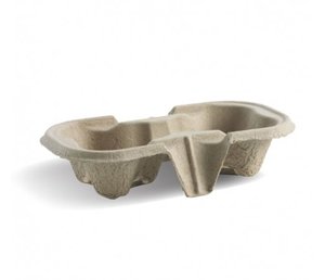 2 CUP BIOCUP TRAY