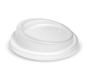 90MM PS WHITE LARGE LID