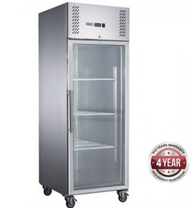 Commercial Fridges: Full Glass Door Upright Fridge - XURC600G1V