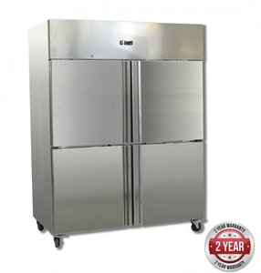 GRAND ULTRA Four 2/1 S/S Door Upright Fridge
