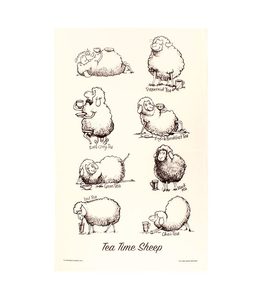 Tea Time Sheep Tea Towel