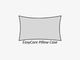 Light Grey Easy Care Pillow Cases Cairnscorp