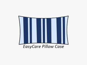 Navy Stripe Easy Care Pillow Cases Cairnscorp