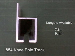 Curtain Track Knee Poles for Adjustments Cairnscorp