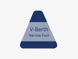 V-Berth Narrow Foot Bedding Options Cairnscorp