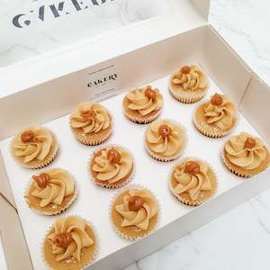 Salted Caramel Mini Cupcakes