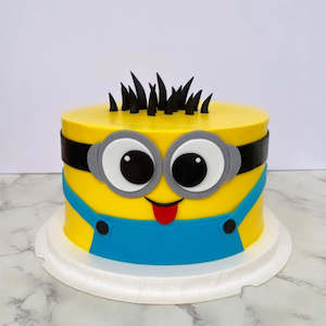 Character Theme Cake: Minion theme cake