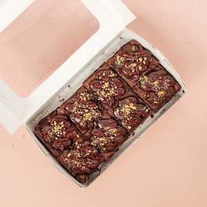 Products: Pistachio Raspberry Brownie