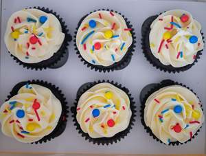 Products: Sprinkle cupcakes