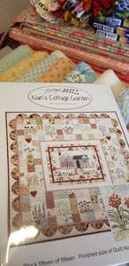 Block Of The Month: Nans cottage garden patterns