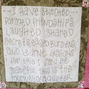 Journey of a quilter