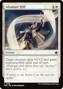 MTG Single: Adamant Will [Foundations]