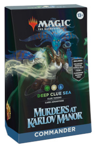 Mtg Commander Pre Cons: Murders at Karlov Manor Commander Deck: Deep Clue Sea