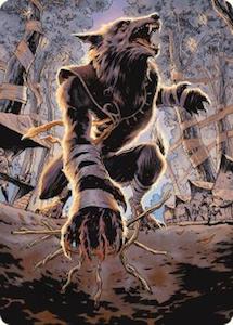 Mtg Singles: Arlinn, Embraced by the Moon Art Card [Innistrad Remastered Art Series]