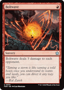 Fresh Mtg Singles: Boltwave [Foundations]