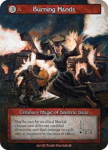 Sorcery Singles In Stock: Burning Hands [Arthurian Legends]