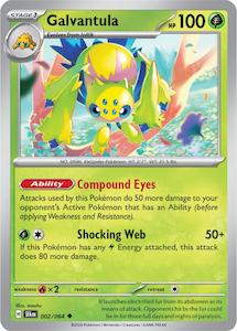 Pokemon Singles In Stock: Galvantula (002/064) [Scarlet & Violet: Shrouded Fable]
