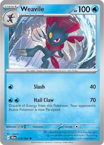 Pokemon Singles In Stock: Weavile (014/064) [Scarlet & Violet: Shrouded Fable]