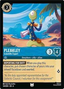 Lorcana Singles In Stock: Pleakley - Scientific Expert (144/204) [Azurite Sea]