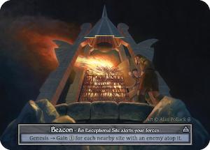 Sorcery Contested Realm Singles: Beacon (Foil)  - Arthurian Legends Foil