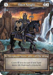 Sorcery Contested Realm Singles: Black Knight (Foil)  - Arthurian Legends Foil