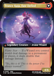 Fresh Mtg Singles: Kuja, Genome Sorcerer (Extended Art) (FIN-497) [FINAL FANTASY]: (Extended Art)