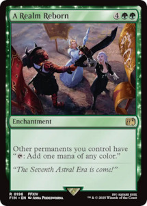 Fresh Mtg Singles: A Realm Reborn (FIN-196) [FINAL FANTASY]: (enchantment) Foil