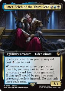 Emet-Selch of the Third Seat (Extended Art) (FIC-170) [Commander: FINAL FANTASY]