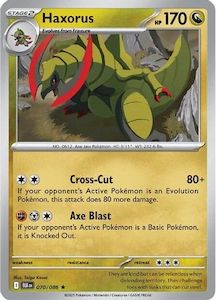 Haxorus 70 - [SV Black Bolt] Holofoil