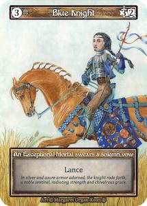 Sorcery Contested Realm Singles: Blue Knight (Foil)  - Arthurian Legends Foil Foil
