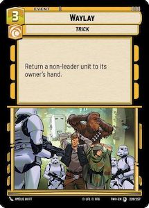 Star Wars Unlimited Single In Stock: Waylay (226/257) [Twilight of the Republic]