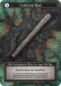 Sorcery Singles In Stock: Cold Iron Rod (Foil)  - Arthurian Legends Foil