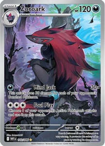 Pokemon Singles In Stock: Zoroark - 143/086 143 - [SV White Flare] Holofoil