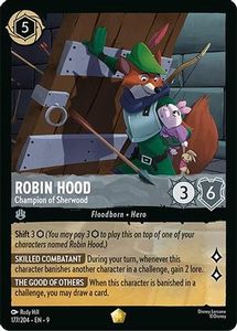 Lorcana Singles In Stock: Robin Hood - Champion of Sherwood (177/204) - Fabled