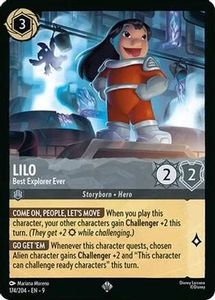 Lorcana Singles In Stock: Lilo - Best Explorer Ever (174/204) - Fabled