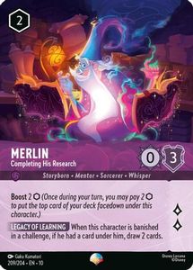 Merlin - Completing His Research (Epic) (209/204) - Whispers in the Well Holofoil