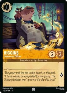 Higgins - Undercover Officer (5/204) - Whispers in the Well Cold Foil