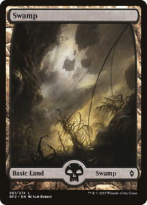 Mtg Singles Instock: Swamp (BFZ-261) [Battle for Zendikar]