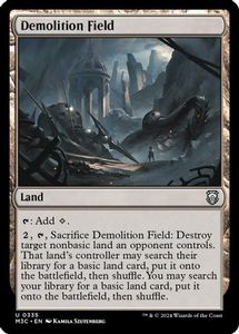 Demolition Field (Ripple Foil) (M3C-335) [Modern Horizons 3 Commander] Foil