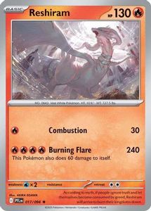 Reshiram 17 - [ME02 Phantasmal Flames] Reverse Holofoil