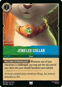 Lorcana Singles In Stock: Jeweled Collar (120/204) - Reign of Jafar