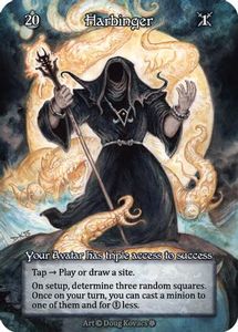 Sorcery Contested Realm Singles: Harbinger (Foil)  - Gothic Foil