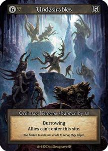 Sorcery Singles In Stock: Undesirables  - Gothic