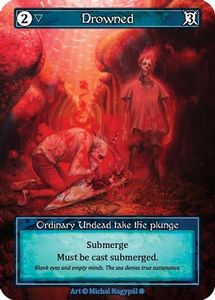 Sorcery Singles In Stock: Drowned (Foil)  - Gothic Foil