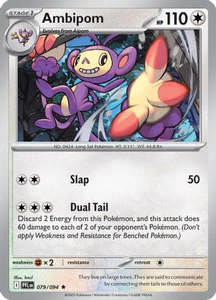 Pokemon Singles In Stock: Ambipom - 079/094 79 - [ME02 Phantasmal Flames] Holofoil