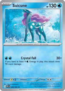 Pokemon Singles In Stock: Suicune 26 - [ME02 Phantasmal Flames] Holofoil
