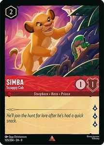 Lorcana Singles In Stock: Simba - Scrappy Cub (105/204) - Fabled