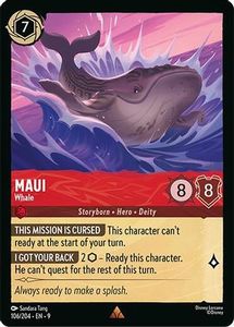 Lorcana Singles In Stock: Maui - Whale (106/204) - Fabled