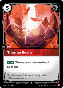 Thermo Beam (022/298) - Origins