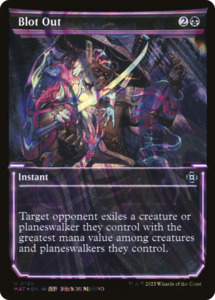 Blot Out (Halo Foil) (MAT-196) [March of the Machine: The Aftermath]: (Showcase) Foil